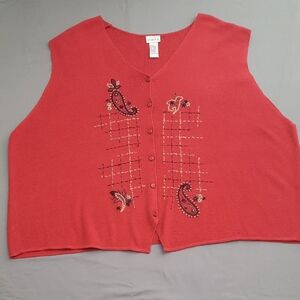 Koret Vibrant Red Knitwear - Size 4X